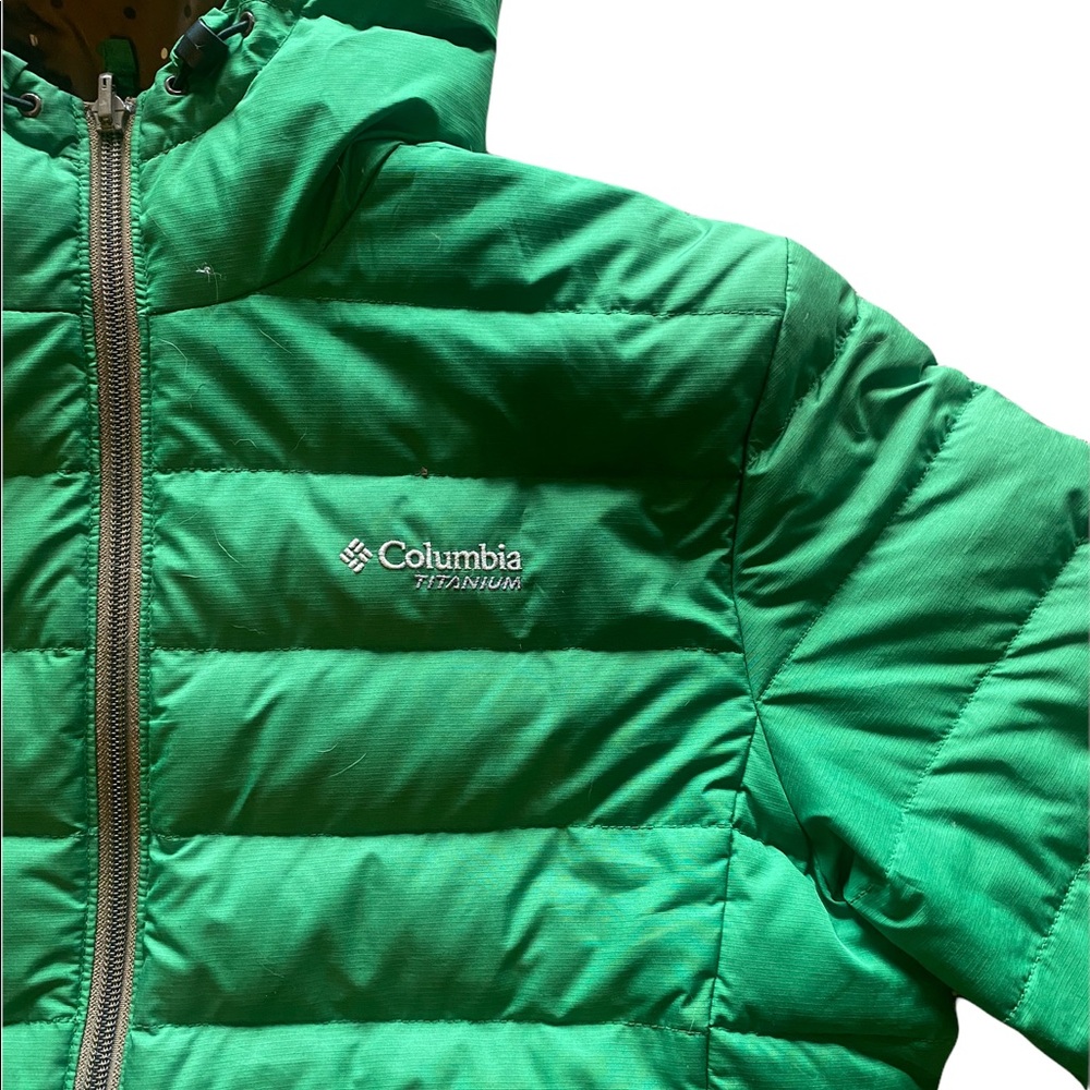 Columbia titanium puffy jacket |M| Reversible